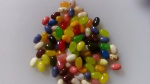 Spiritual many flavoured jelly beans; a third eye speciality